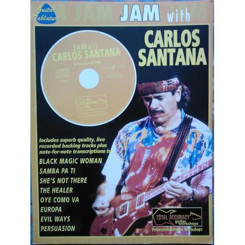 Santana : Jam With (+ 1 Cd) - Guitare Tab