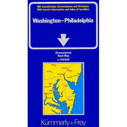Washington - Philadelphie - Cart'index, 1/350 000