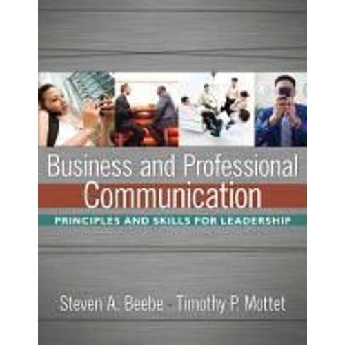 Beebe, S: Business & Professional Commun