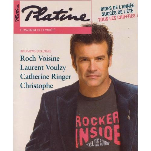 Platine  N° 153 : Roch Voisine , Laurent Voulzy , Catherine Ringer , Christophe