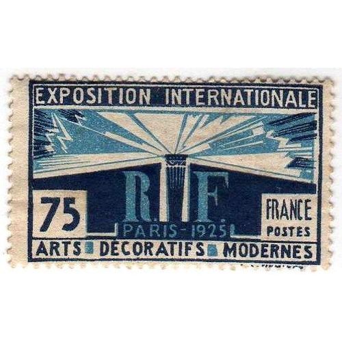 France 1924-25 - Y&t N°215 - 75c - Exposition Internationale Des Arts Décoratifs À Paris - Neuf