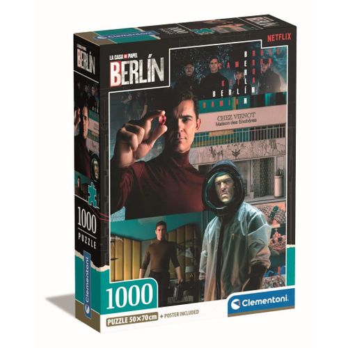Puzzle Adulte Compact 1000 Pièces - La Casa De Papel, Berlin