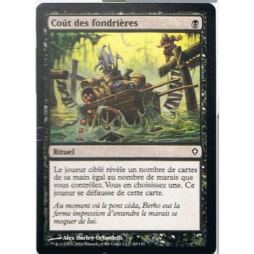 Coût Des Fondrières  - Magic Mtg - Worldwake 60 - C