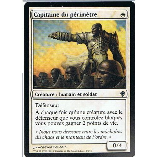 Capitaine Du Périmètre  - Magic Mtg - Worldwake 16 - U