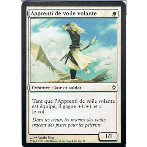 Apprenti De Voile Volante  - Magic Mtg - Worldwake 10 - C