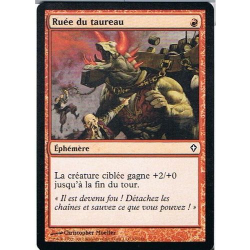 Ruée Du Taureau  - Magic Mtg - Worldwake 73 - C
