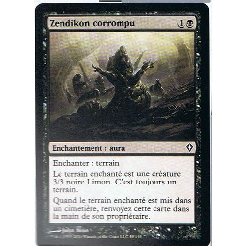 Foil Premium Zendikon Corrompu  - Magic Mtg - Worldwake 55 - C