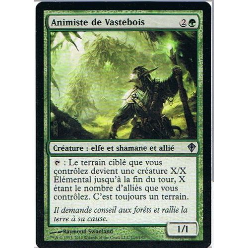 Animiste De Vastebois  - Magic Mtg - Worldwake 116 - U