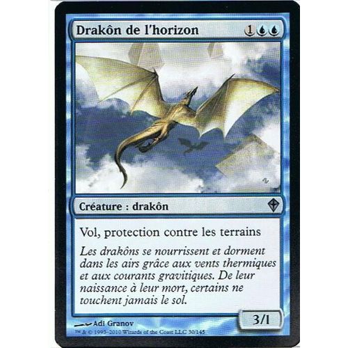 Drakôn De L'horizon  - Magic Mtg - Worldwake 30 - U