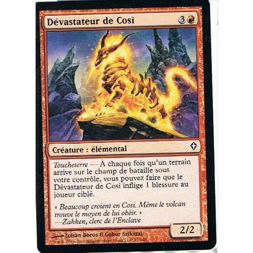 Dévastateur De Cosi  - Magic Mtg - Worldwake 77 - C