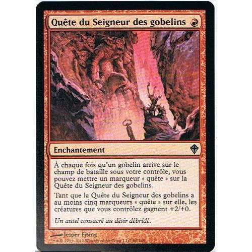 Quête Du Seigneur Des Gobelins  - Magic Mtg - Worldwake 86 - U