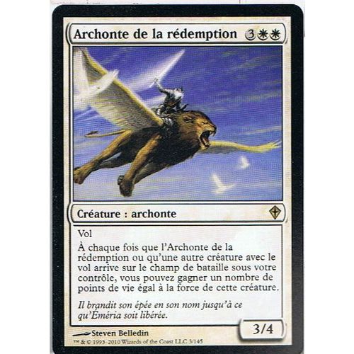 Foil Premium Archonte De La Rédemption  - Magic Mtg - Worldwake 3 - R