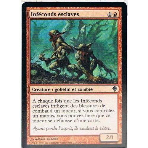 Inféconds Esclaves  - Magic Mtg - Worldwake 92 - U