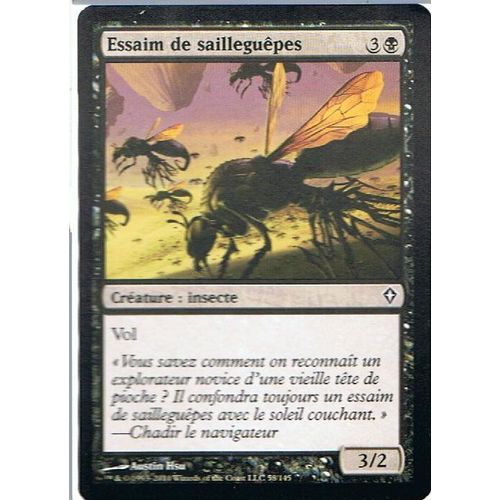 Essaim De Sailleguêpes  - Magic Mtg - Worldwake 58 - C