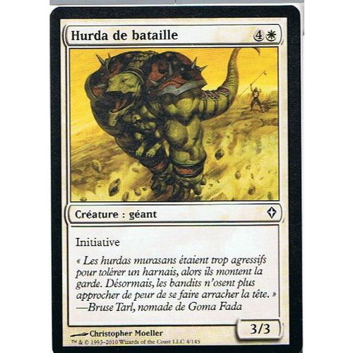 Hurda De Bataille  - Magic Mtg - Worldwake 4 - C