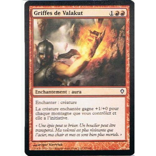 Griffes De Valakut  - Magic Mtg - Worldwake 75 - C