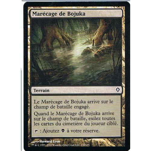 Marécage De Bojuka  - Magic Mtg - Worldwake 132 - C