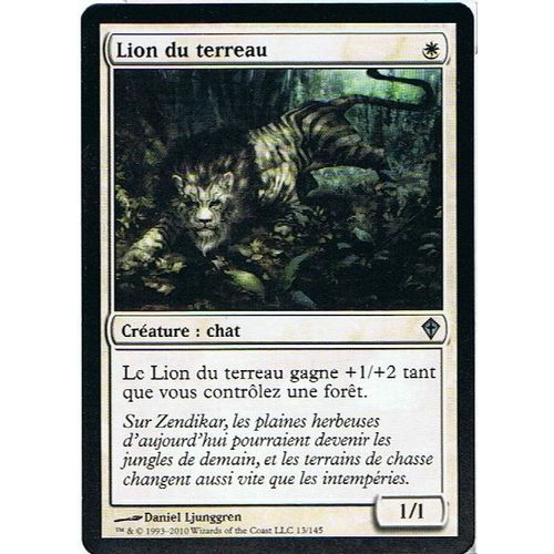 Lion Du Terreau  - Magic Mtg - Worldwake 13 - U