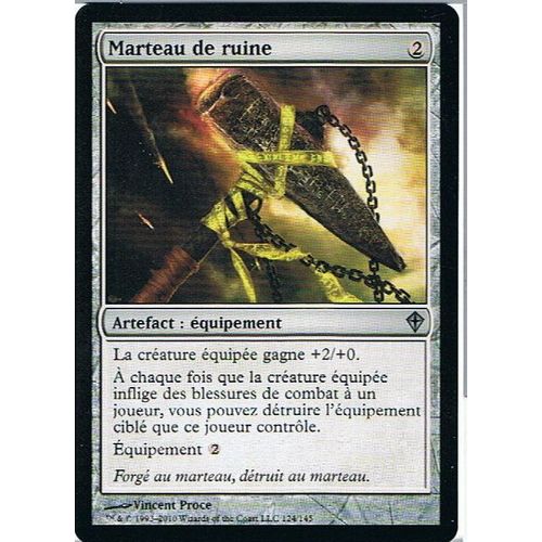 Marteau De Ruine  - Magic Mtg - Worldwake 124 - U