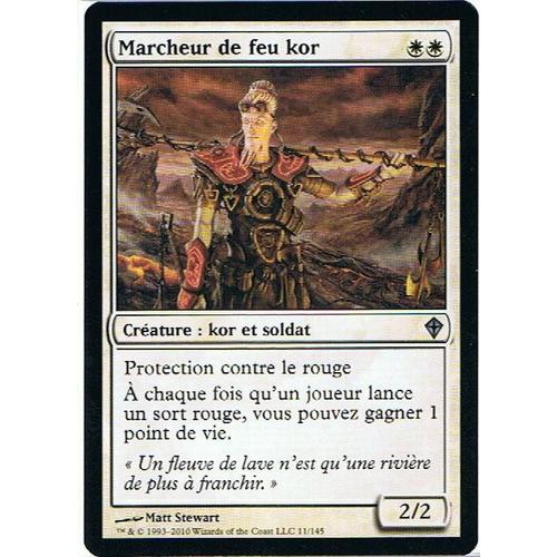 Marcheur De Feu Kor  - Magic Mtg - Worldwake 11 - U