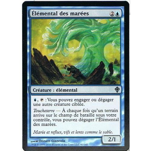 Élémental Des Marées  - Magic Mtg - Worldwake 41 - U