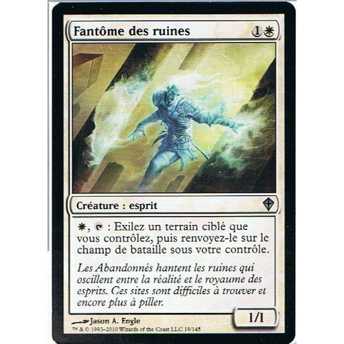 Fantôme Des Ruines  - Magic Mtg - Worldwake 19 - U