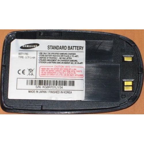 Batterie Compatible Pour Samsung Sgh E850 - E850e Gris