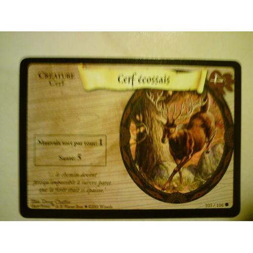 Harry Potter : Trading Card Game-Cerf Écossais(103/116)