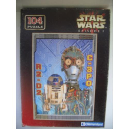 Puzzle Star Wars Episode 1 : R2d2 Et C3po   -  104 Pieces