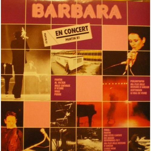 Lp « Barbara En Concert - Pantin 81/81 »