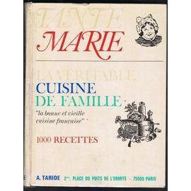 Ancien livre de cuisine La véritable cuisine de famille par Tante