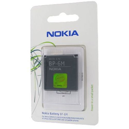 Nokia Bp-6m - Batterie Pour Téléphone Portable Li-Pol 970 Mah - Pour Nokia 3250 Xpressmusic, 6151, 6233, 6234, 6280, 6282, 6288, 9300, 9300i, N73, N77, N93