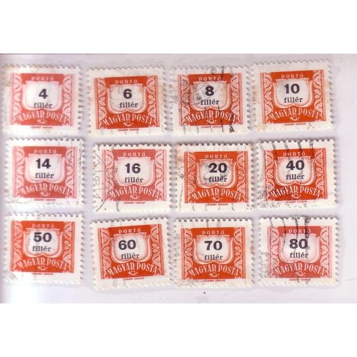 Hongrie, Lot De 32 Timbres