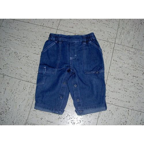 Jean Bleu Foncé H&m Fermeture Pression Et Elastique Taille 6 Mois