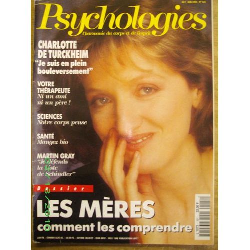 Psychologie Magazine  N° 121 : Les Mères Comment Les Comprendre