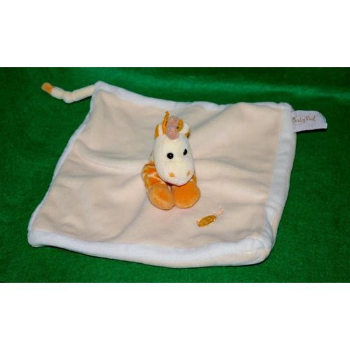 Doudou Plat Tete Girafe Baby Nat'