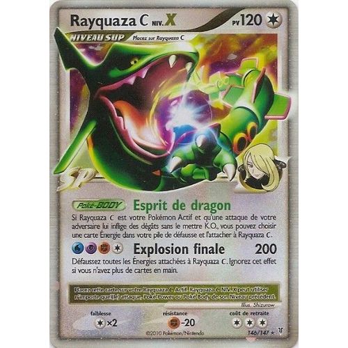 Rayquaza C Niv.X  - Vainqueurs Supremes - 120 Pv 146/147