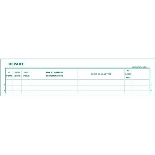 Exacompta 4420 - Départ Courrier - 32 X 27 Cm