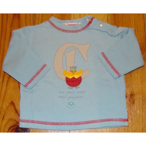 T-Shirt La Compagnie Des Petits 6 Mois Parfait État