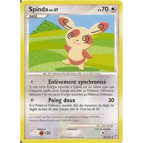 Spinda Niv.27 - Vainqueurs Supremes - 70 Pv 46/147