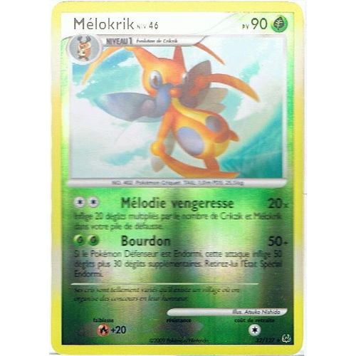 Reverse Mélokrik Niv.46 - Pokemon - Platine 32