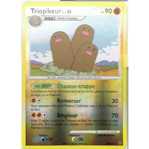 Reverse Triopikeur Niv.50 - Pokemon - Platine 24