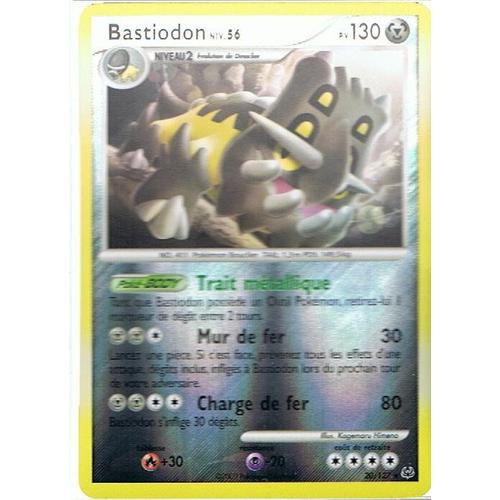 Reverse Bastiodon Niv.56 - Pokemon - Platine 20