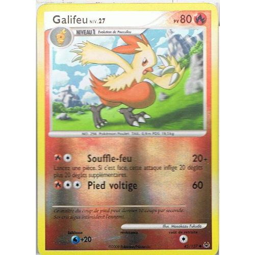 Reverse Galifeu Niv.27 - Pokemon - Platine 45