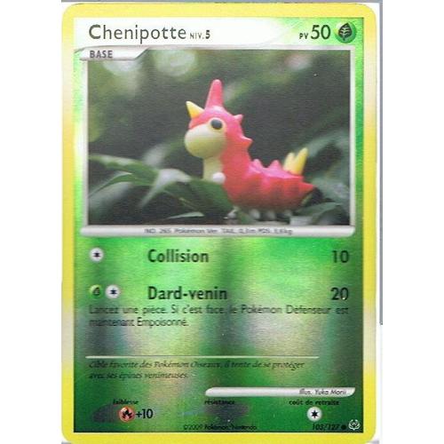 Reverse Chenipotte Niv.5 - Pokemon - Platine 103