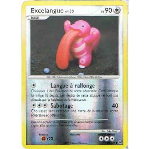 Reverse Excelangue Niv.30 - Pokemon - Platine 80