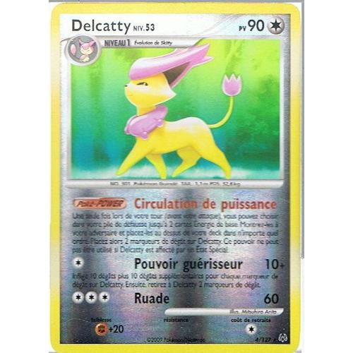 Reverse Delcatty Niv.53 - Pokemon - Platine 4