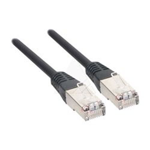 equip - Cordon de raccordement - RJ-45 (M) pour RJ-45 (M) - 3 m - SFTP - CAT 6 - sans halogène, moulé, bloqué - noir