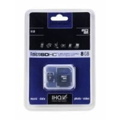 Intenso Micro SD HC Card incl. adaptor 8 GB