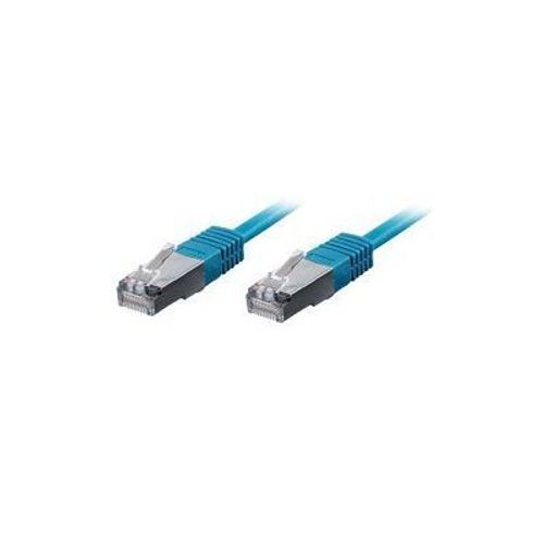 equip - Cordon de raccordement - RJ-45 (M) pour RJ-45 (M) - 7.5 m - SFTP - CAT 6 - sans halogène, moulé, bloqué - bleu
